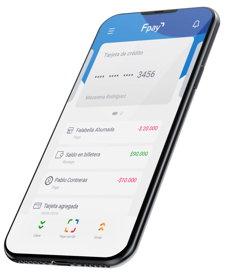 aplicacion fpay en smartphone